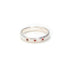 The Leo Half Round Band ~ with Garnets in Silver
